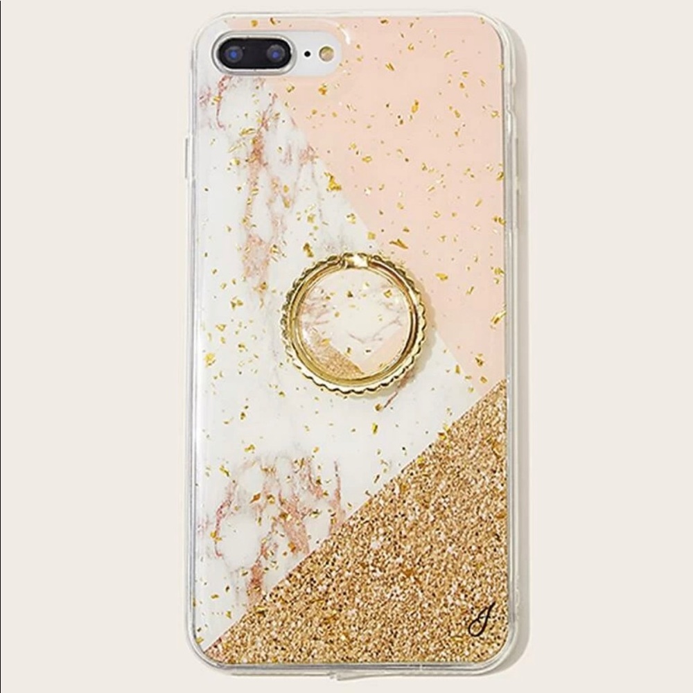 NWT! Marble print iPhone 11 case with ring